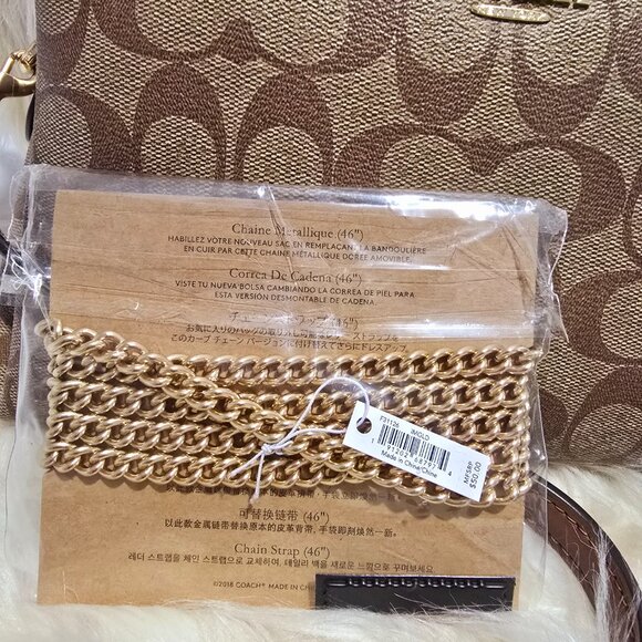 Coach Purse, Wallet, and Chain - Picture 5 of 5